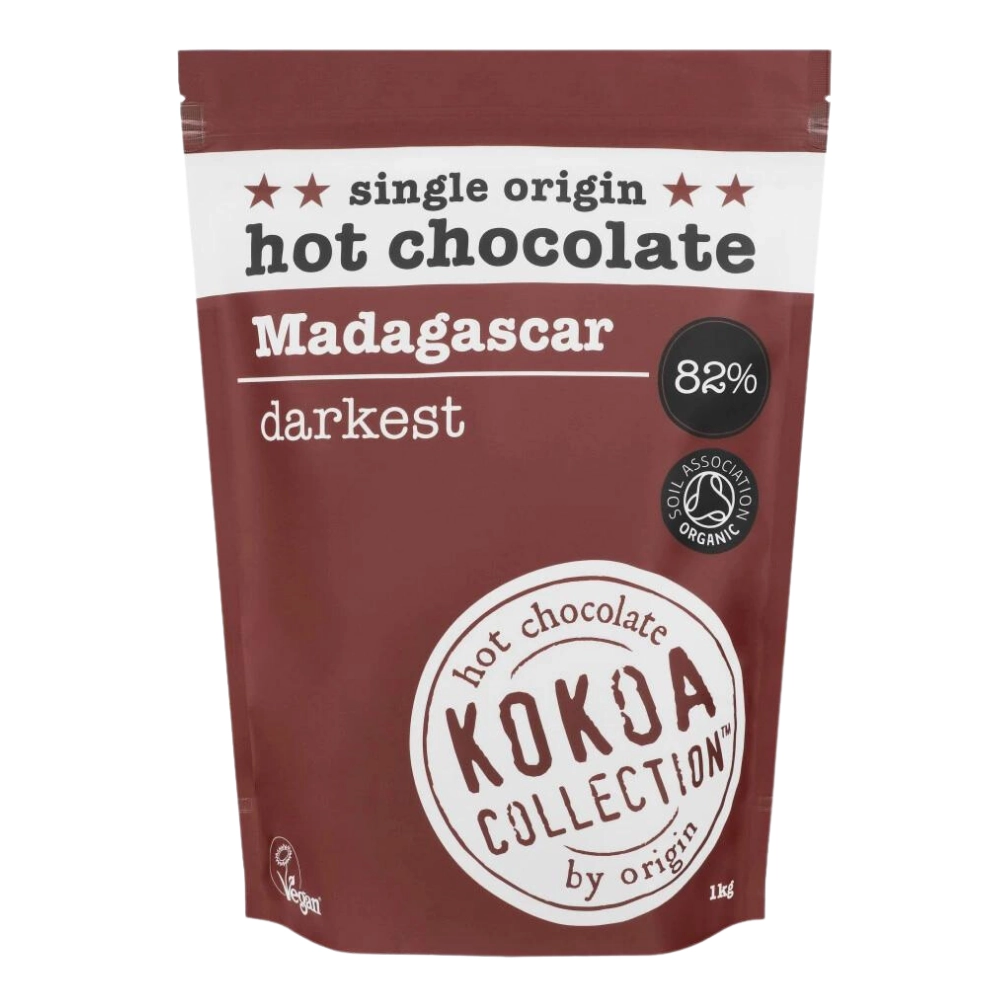 <span style='background-color:pink;color:#000;'><i><span style='background-color:pink;color:#000;'><i>kokoa</i></span></i></span> Collection (1kg) Madagascar (82%) Hot Choc Tablets - Organic