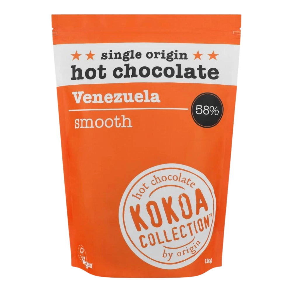 <span style='background-color:pink;color:#000;'><i><span style='background-color:pink;color:#000;'><i>kokoa</i></span></i></span> Collection (1kg) - Venezuela (58% Cocoa) Hot Choc Tablets