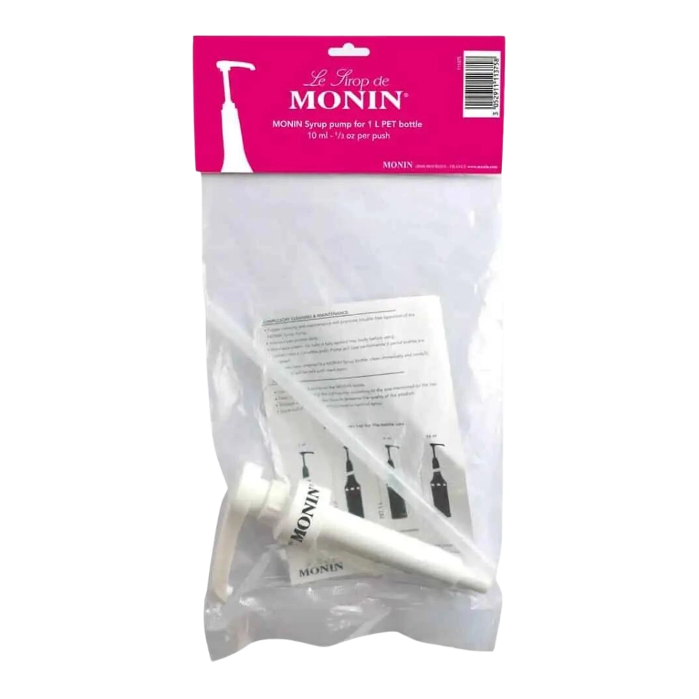 Monin - Syrup Pump - 10ml Portion (For 1L <span style='background-color:pink;color:#000;'><i>bottle</i></span>s)