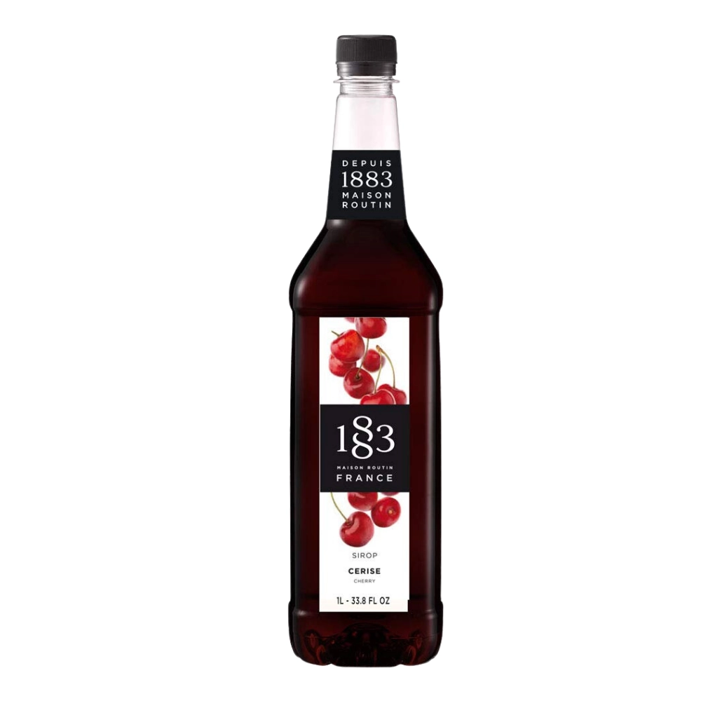 Routin 1883 Syrup - Cherry (1 Litre) - Plastic <span style='background-color:pink;color:#000;'><i>bottle</i></span>