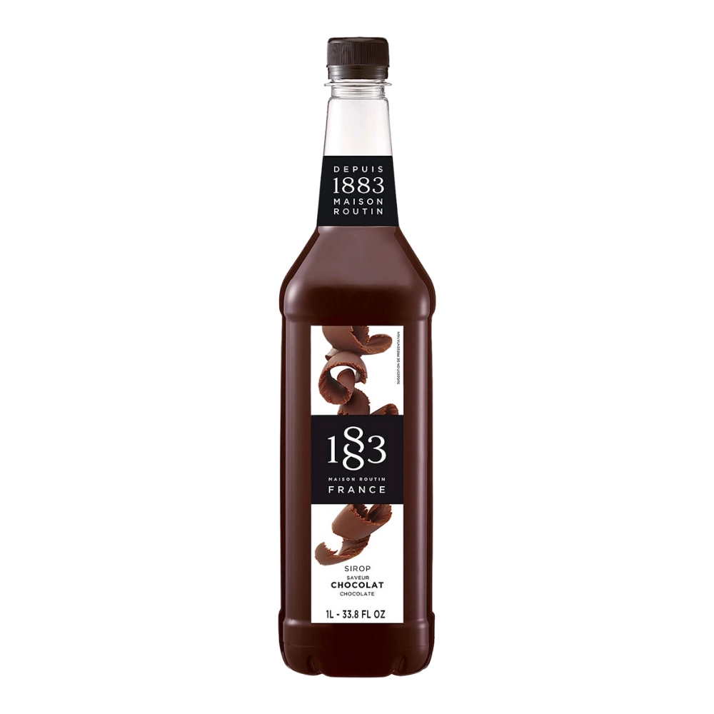 Routin 1883 Syrup - Chocolate (1 Litre) - Plastic <span style='background-color:pink;color:#000;'><i>bottle</i></span>