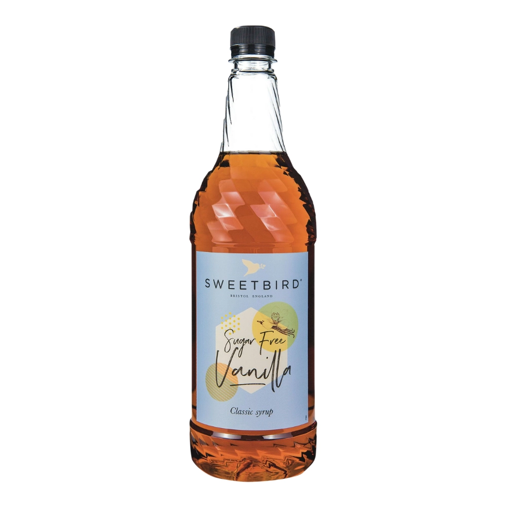Sweetbird - Vanilla (<span style='background-color:pink;color:#000;'><i>sugar</i></span> <span style='background-color:pink;color:#000;'><i>free</i></span>) Syrup (1 Litre)