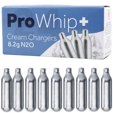 Pro Whip Plus 600 Cream Chargers - Case of 600 8.2g N2O (Bus