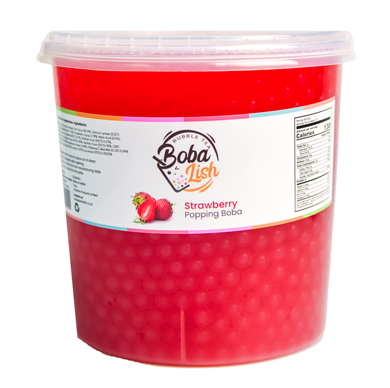 Bubble Tea by Boba Lish - Strawberry Juice Balls (3.4kg)