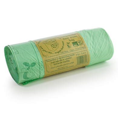 Compostable Green Biobags - 240 Litre (Roll of 10)