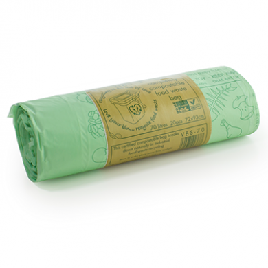 Compostable Green Biobags - 70 Litre (Roll of 20)