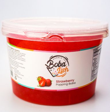 Bubble Tea by Boba Lish - Strawberry Juice Balls (2.1kg)