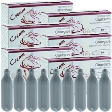 Cream Chargers -  6 Boxes Of 24 Liss N2O (144 Chargers)