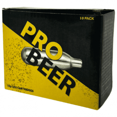 CO2 Pro Beer 16g Cartridges - Non Threaded (Case of 300)