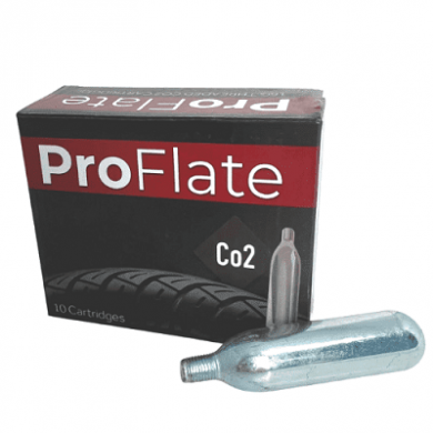 CO2 Pro Flate 16g Cartridges - Threaded - (Case of 300)