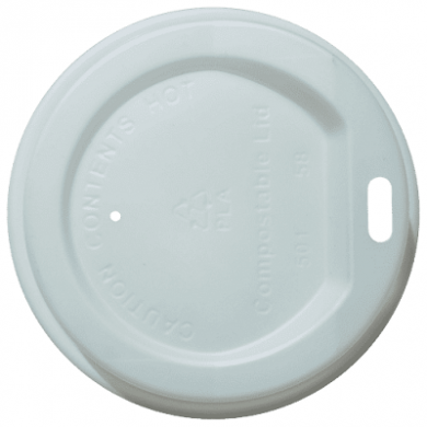 Compostable Coffee Cup Lids for Edenware for 10/12/16oz (100