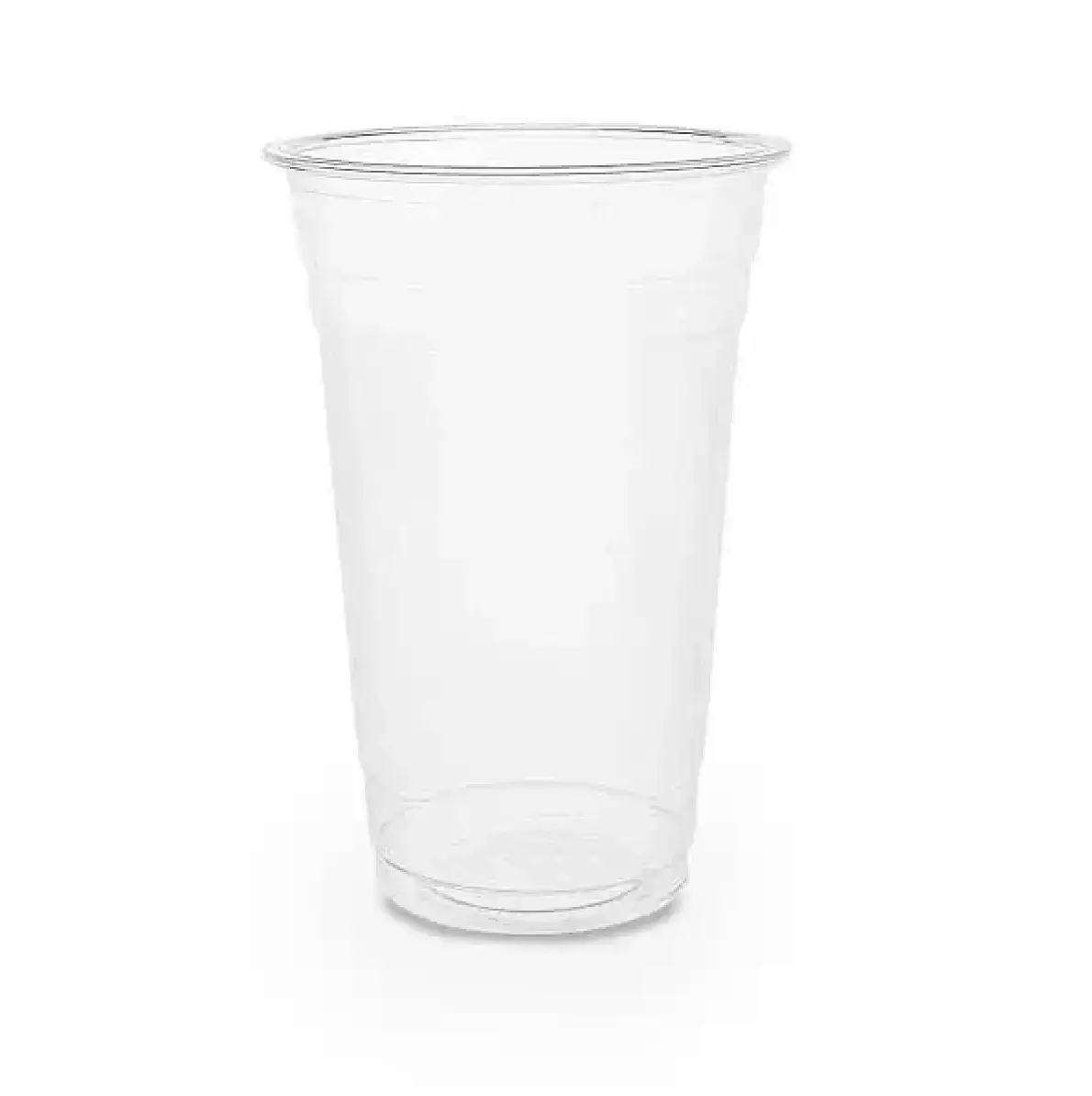 Compostable Plain Clear Cold Cups - 20oz (96mm Rim) - Pack o