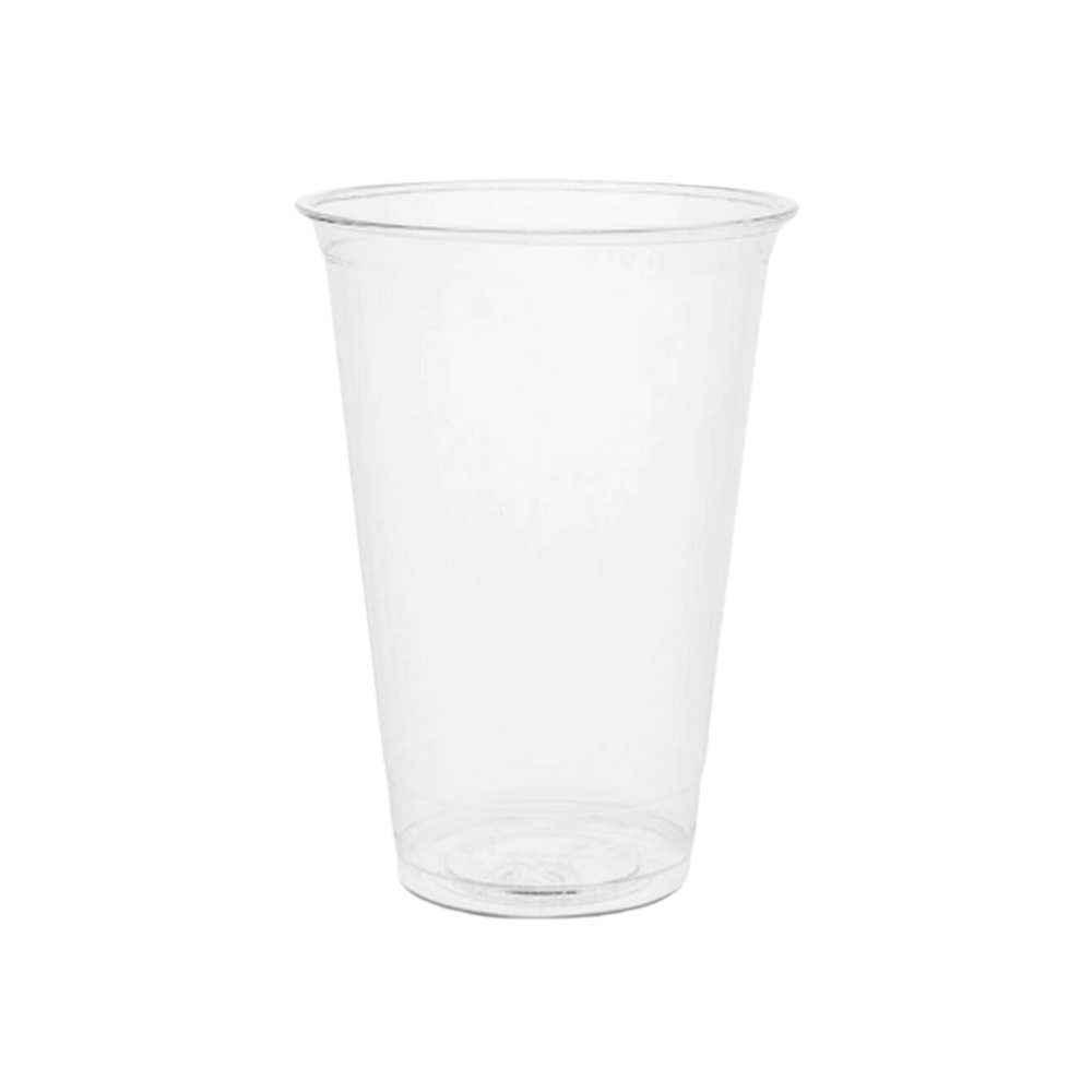 Compostable Plain Clear Cold Cups - 9oz (76mm Rim) - Pack of