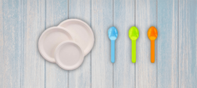 Eco Plates and Cutlery