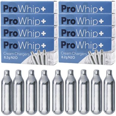Cream Chargers -  8 Boxes of 24 Pro Whip Plus 8.2g N2O (192