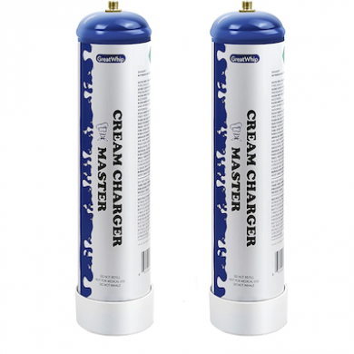 Cream Chargers Great Whip 640g N2O - Two Cylinders
