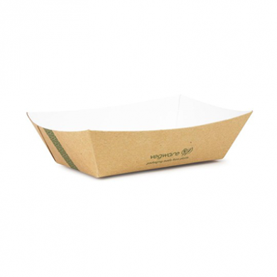 Bio Compostable Kraft Food Tray (Size 200/32oz) Pack of 1000