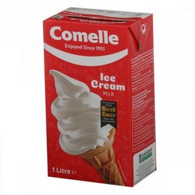 Lakeland - Comelle Vanilla Ice Cream Mix UHT (1 litre)