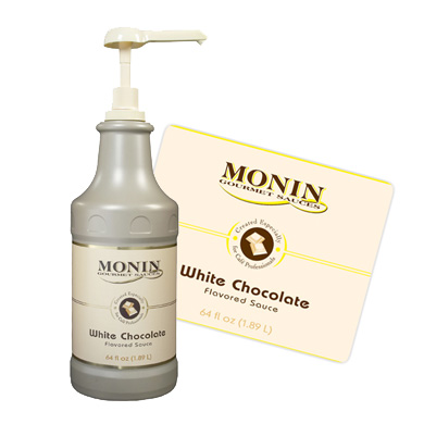 Monin Sauce - 1.89L White Chocolate (Pump not included)