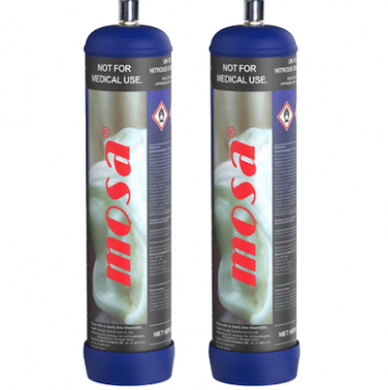 Mosa Pro Max Gas Cream Chargers 615g N2O - Two Cylinders