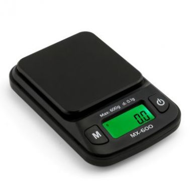 On Balance MX-600 Digital Pocket Scale (600g x 0.1g) Inc Bat
