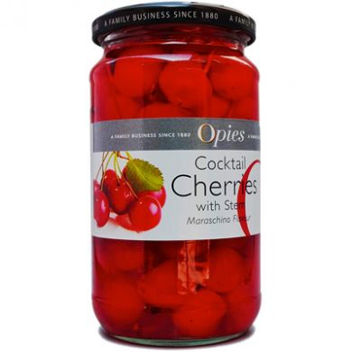 Opies - Cocktail Cherries - Red Maraschino with Stem (950g)