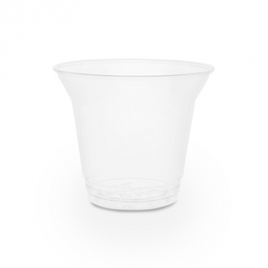 Compostable Plain Clear Cold Cups - 9oz (96mm Rim) - Pack of
