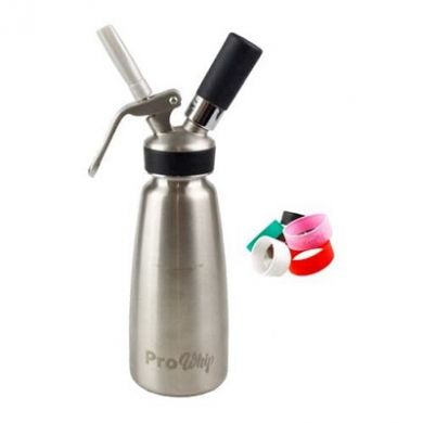 Cream Whipper - Stainless Steel (0.5 litre) with 6 Interchan