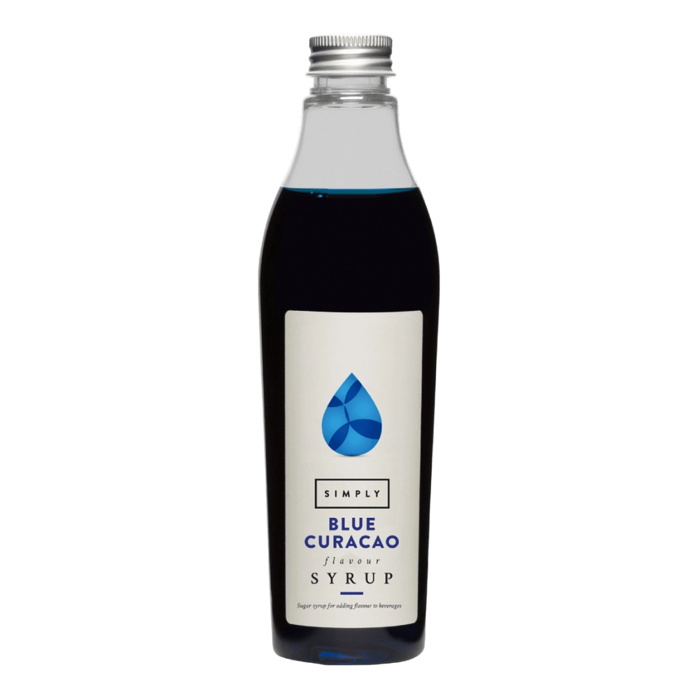 Syrup - Simply Blue Curacao Syrup (25cl) - Mini Bottle