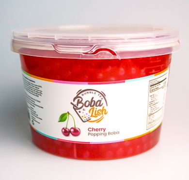 Bubble Tea by Boba Lish - Cherry Popping Juice Balls (2.1kg)