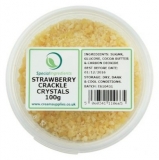 Strawberry Popping Candy / Crackle Crystals (100g)