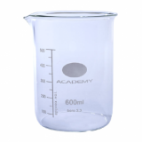Beaker - Academy (Borosilicate Glass) 600ml (Pack of 6)