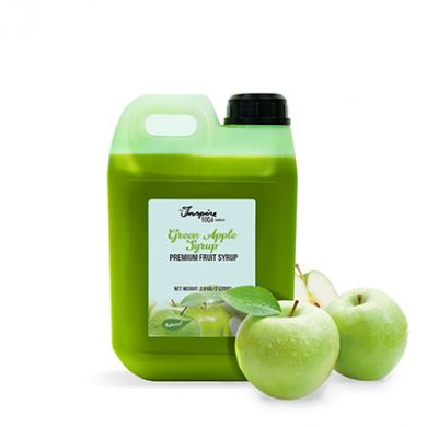 Bubble Tea Syrup by Inspire Food Co - Green Apple Fruit Syrup (2L)