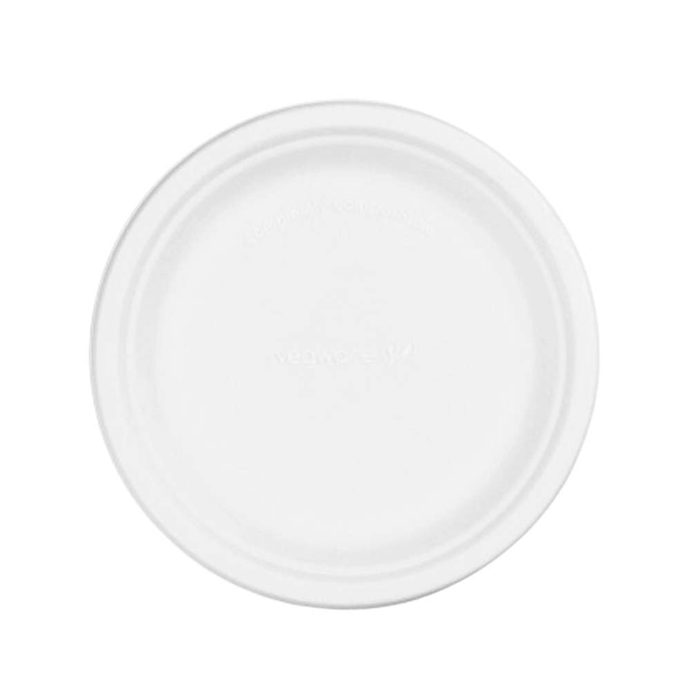 Bio Compostable Bagasse Plates - 7 inch (Pack of 50)