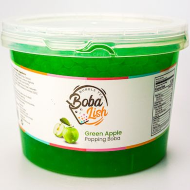 Bubble Tea by Boba Lish - Green Apple Popping Juice Balls (2.1kg)