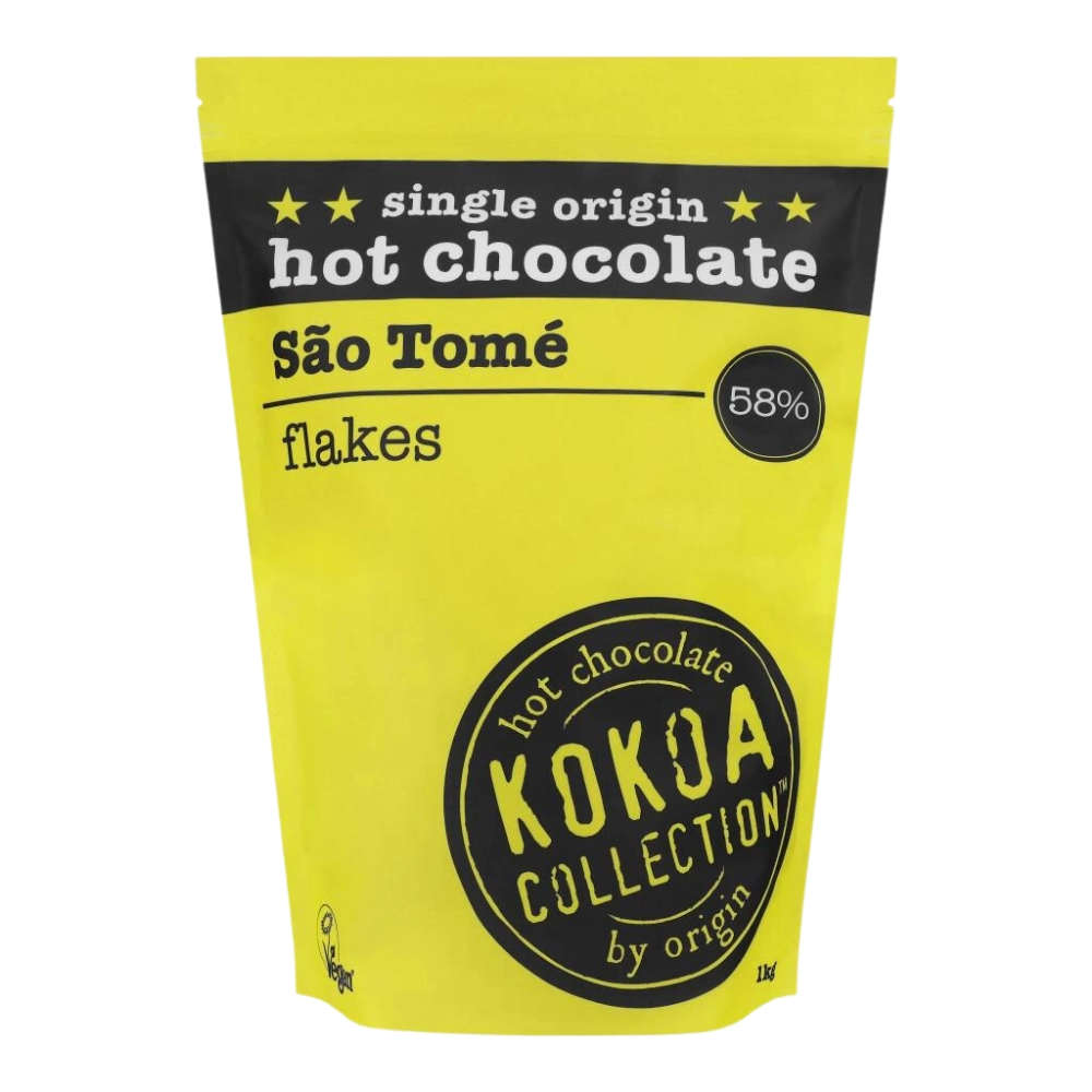 Drinking Chocolate Flakes 58% - Sao Tome (1kg)