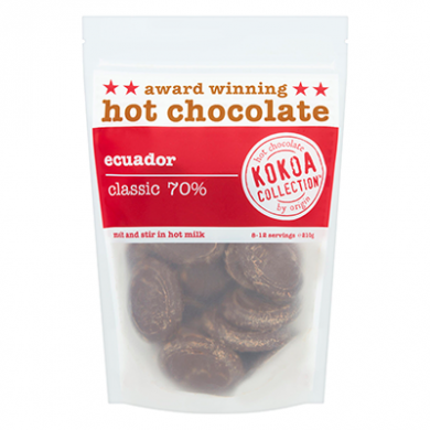 <span style='background-color:pink;color:#000;'><i><span style='background-color:pink;color:#000;'><i>kokoa</i></span></i></span> Collection (210g) - Ecuador (70% Cocoa) Hot Chocolate Tablets