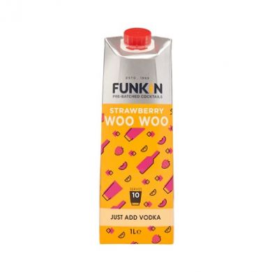 Funkin Cocktail Mixer - Strawberry Woo Woo (1 Litre)