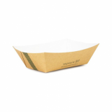 Bio Compostable Kraft Food Tray (Size 100/16oz) Pack of 1000