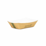 Compostable Kraft Food Tray (Size 25/4oz) Pack of 1000