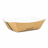 Compostable Kraft Food Tray (Size 300/48oz) Pack of 500