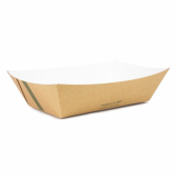 Bio Compostable Kraft Food Tray (Size 500/80oz) Pack of 500