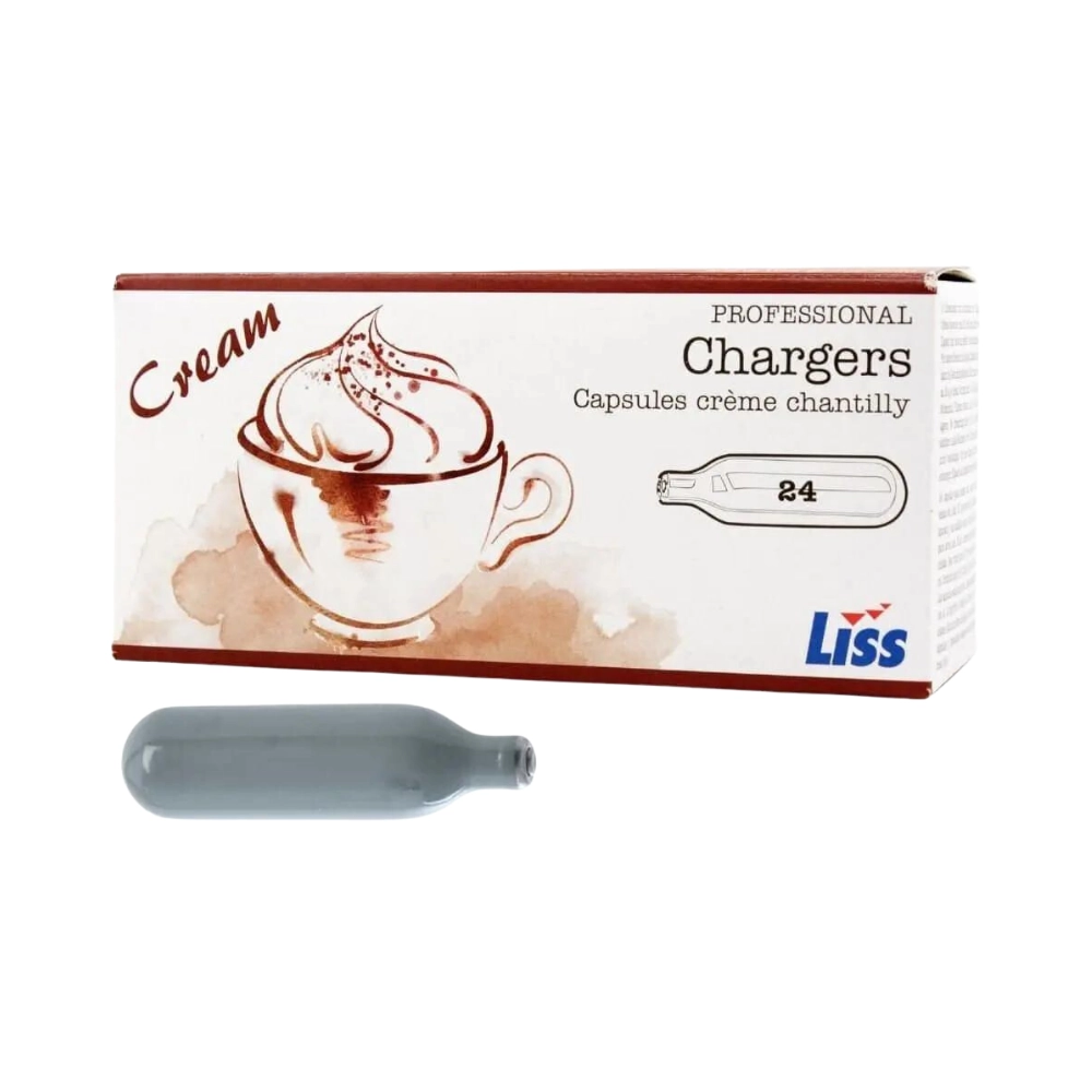 Liss  6 Boxes Of 24 Liss N2O (144 Cream Chargers)