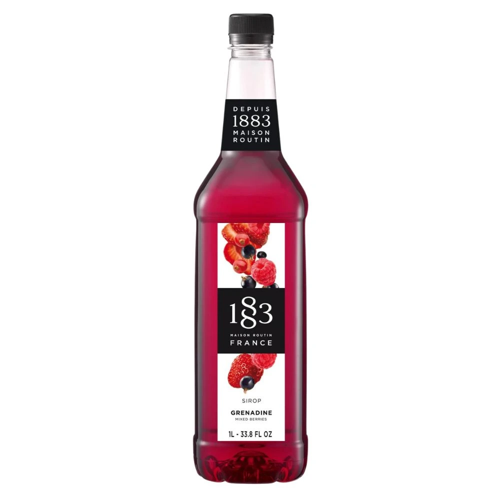 Routin 1883 Syrup - Grenadine Mixed Berries (1 Litre) Plastic Bottle