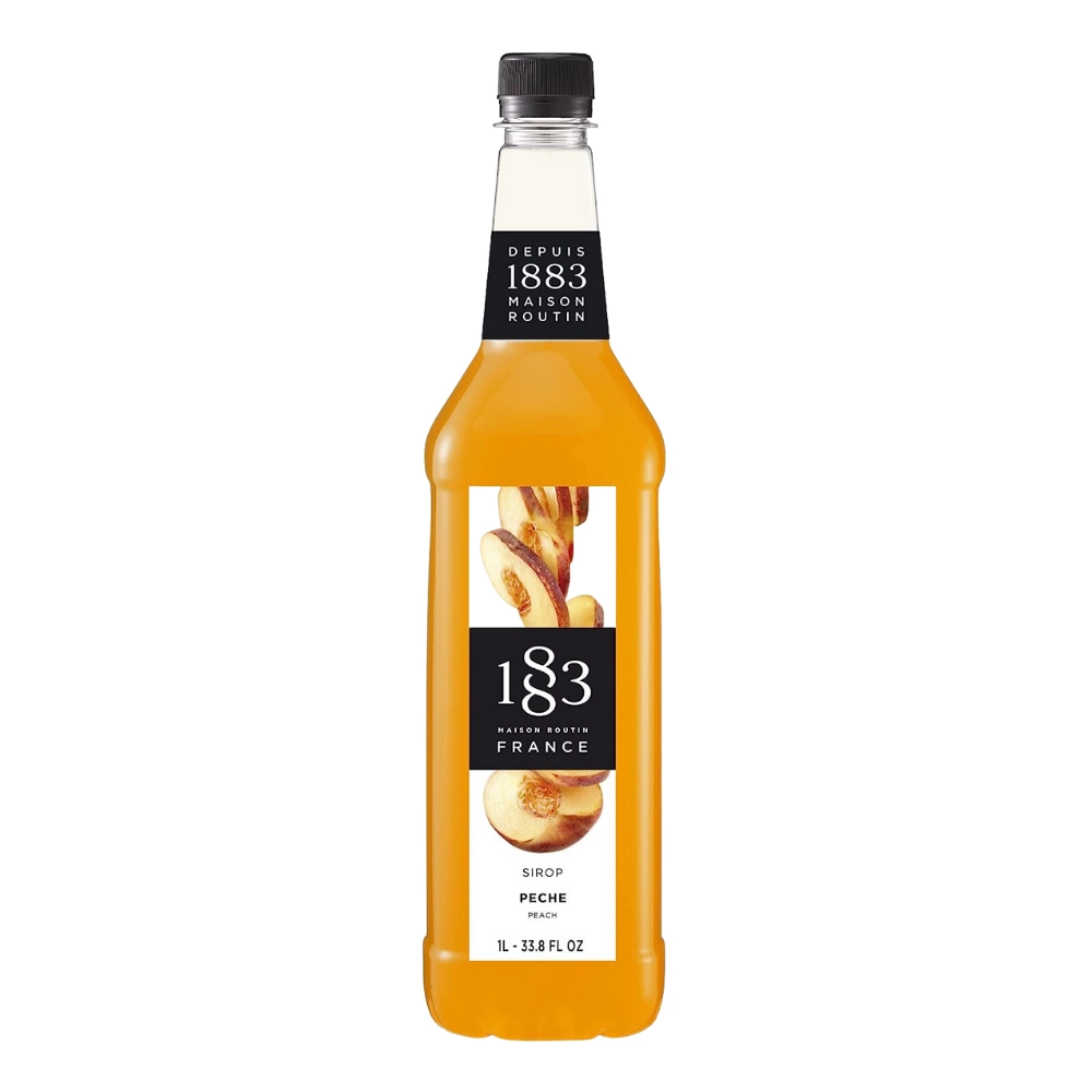 Routin 1883 Syrup - Peach (1 Litre) - Plastic Bottle