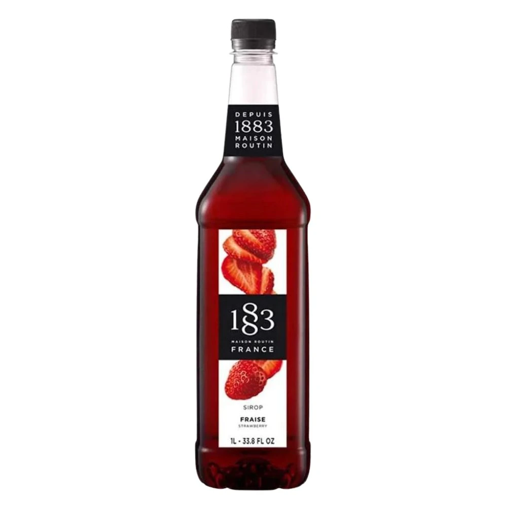 Routin 1883 Syrup - Strawberry (1 Litre) - Plastic Bottle