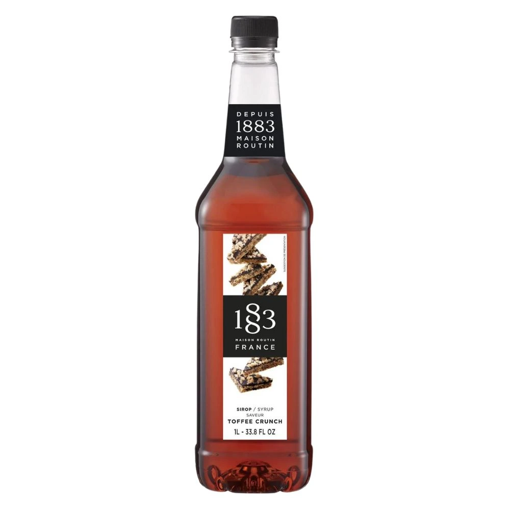 Routin 1883 Syrup - Toffee Crunch (1 Litre) - Plastic Bottle