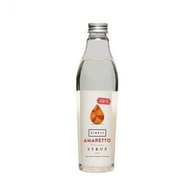 Syrup - Simply Amaretto (Sugar Free) Syrup - 25cl Mini Bottle