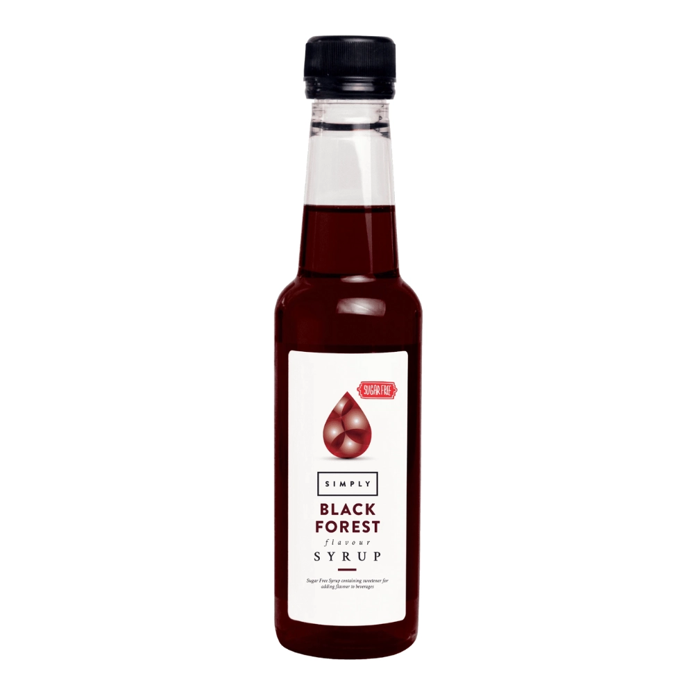 Syrup - Simply Black Forest (Sugar Free) - 25cl Mini Bottle