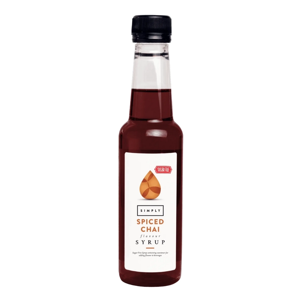 Syrup - Simply Spiced Chai (Sugar Free) Syrup (25cl) - Mini Bottle